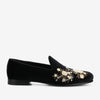 The Estate Slipper in Black Velvet