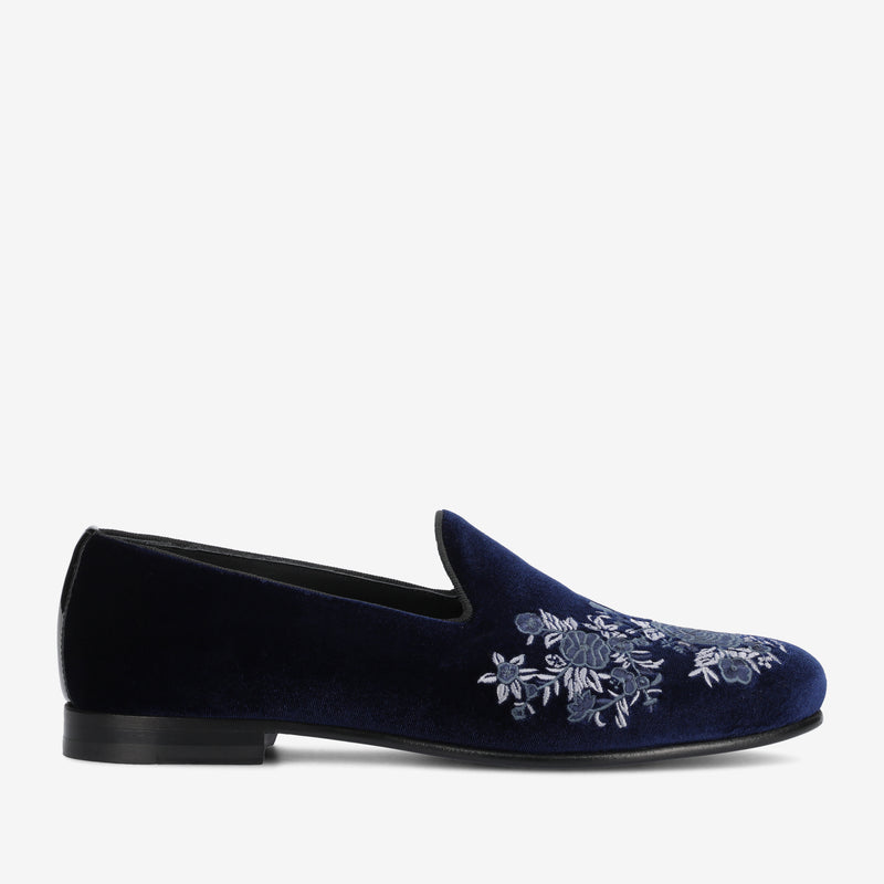 The Estate Slipper in Navy