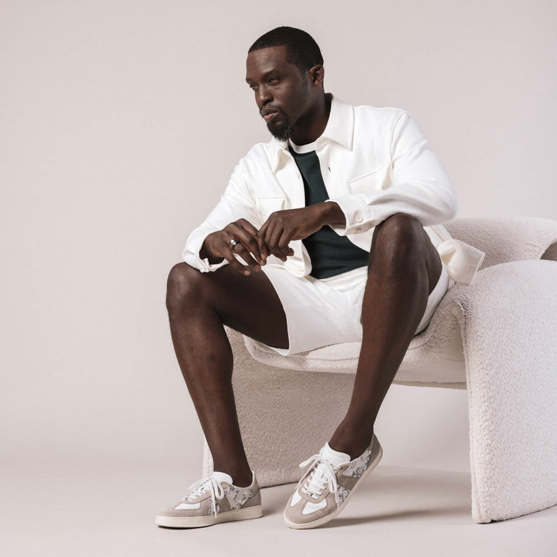 The Gatsby Sneaker in Eden Blanc