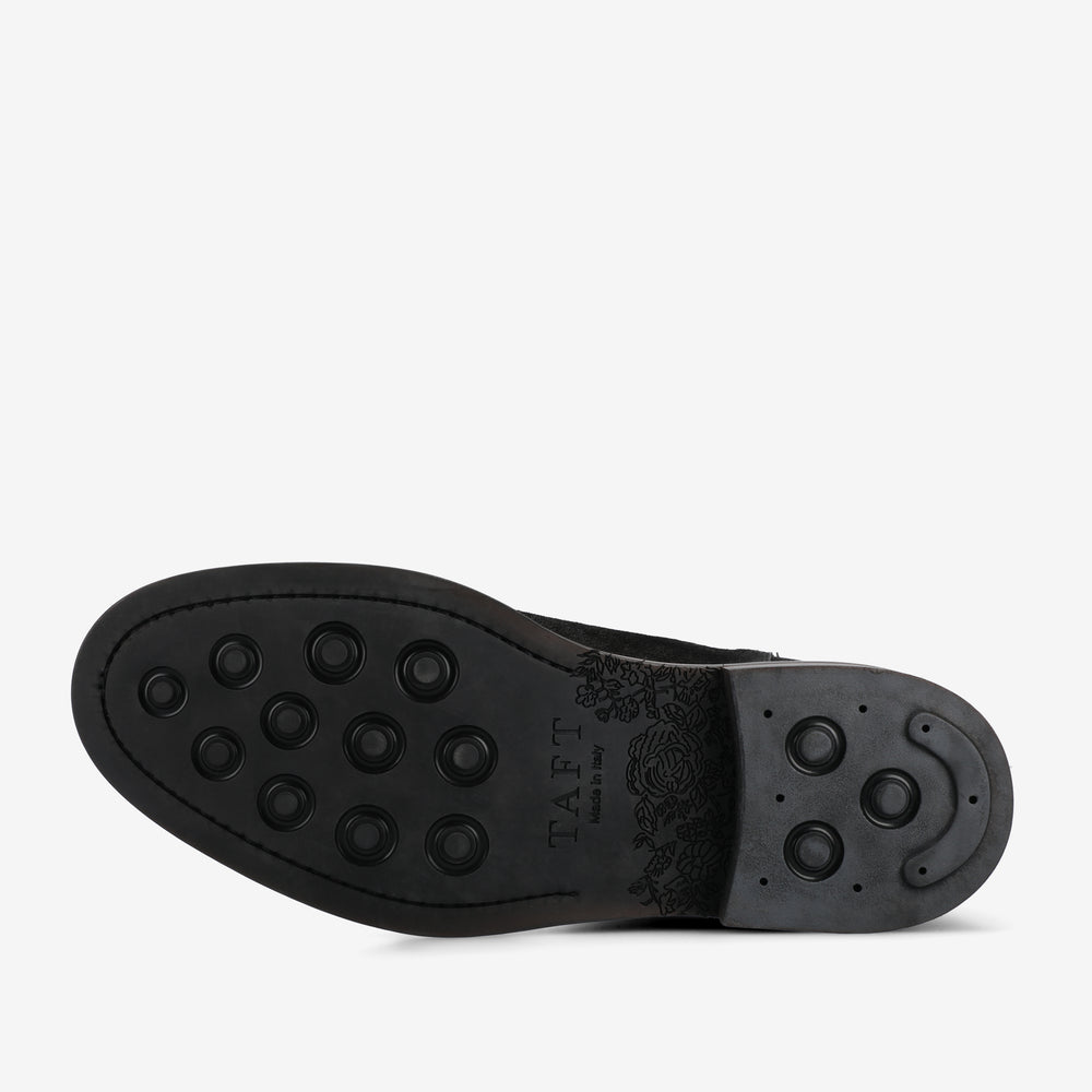 The Glen Boot in Black Suede