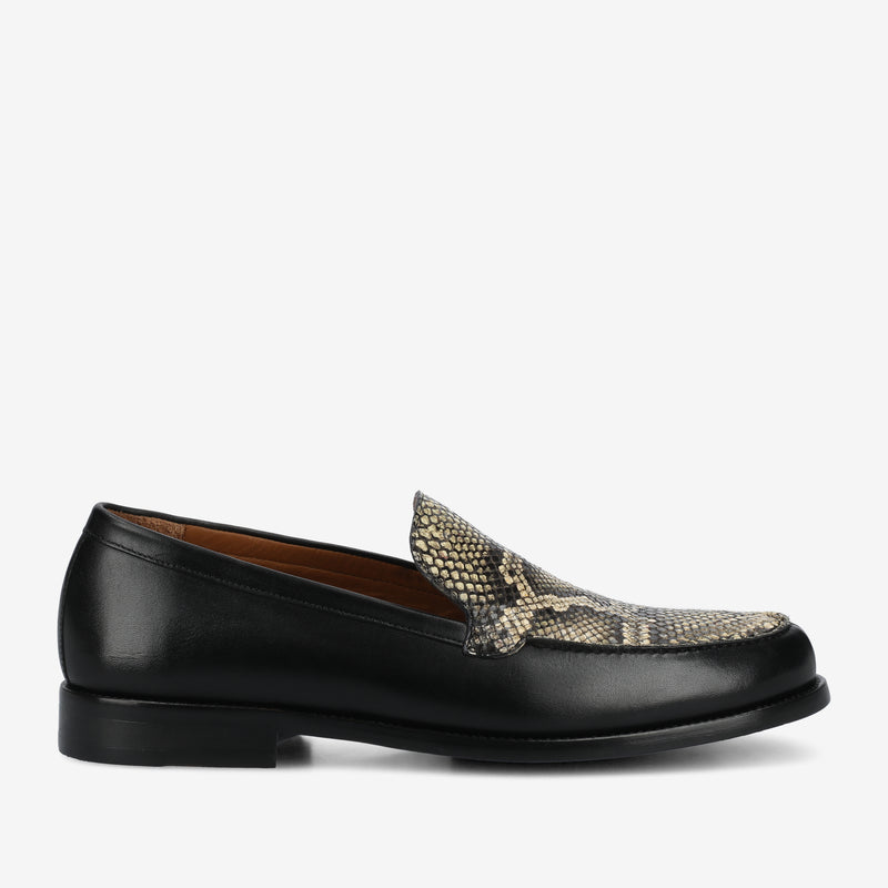 The Sterling Loafer in Serpente