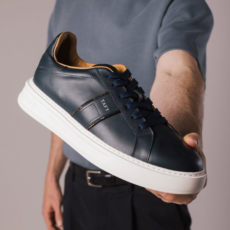 The Logan Sneaker in Navy