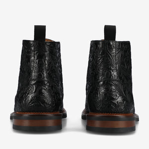 The Rome Boot in Black Floral