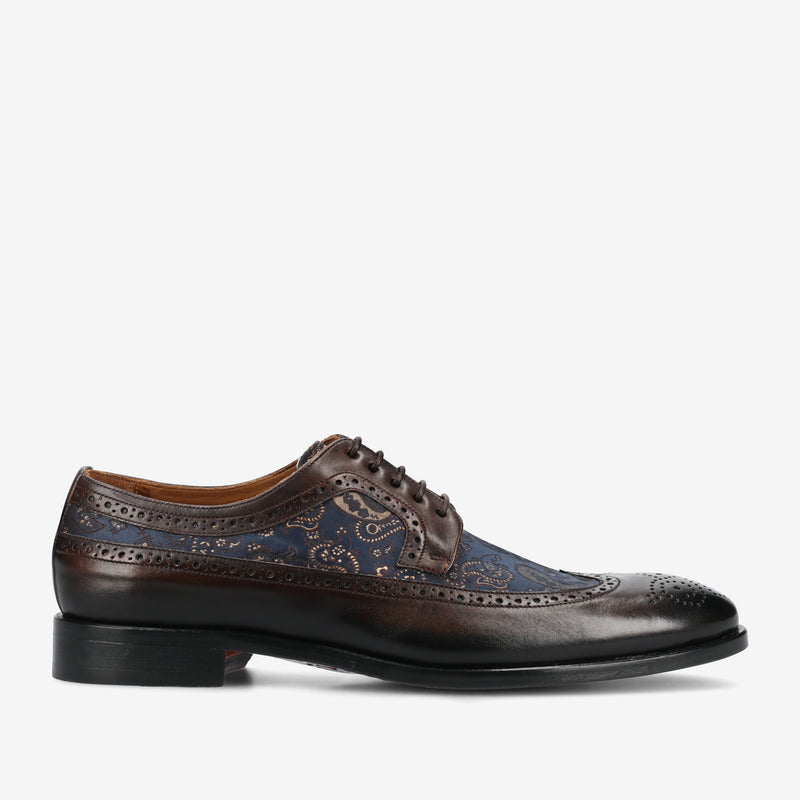 The Preston Shoe in Brown Paisley