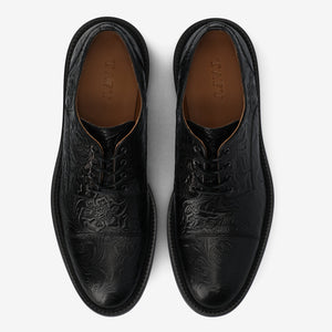 The Rome Shoe in Noir Viejo