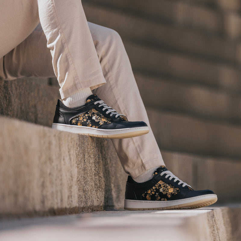 The Rapido Low Sneaker in Eden Noir